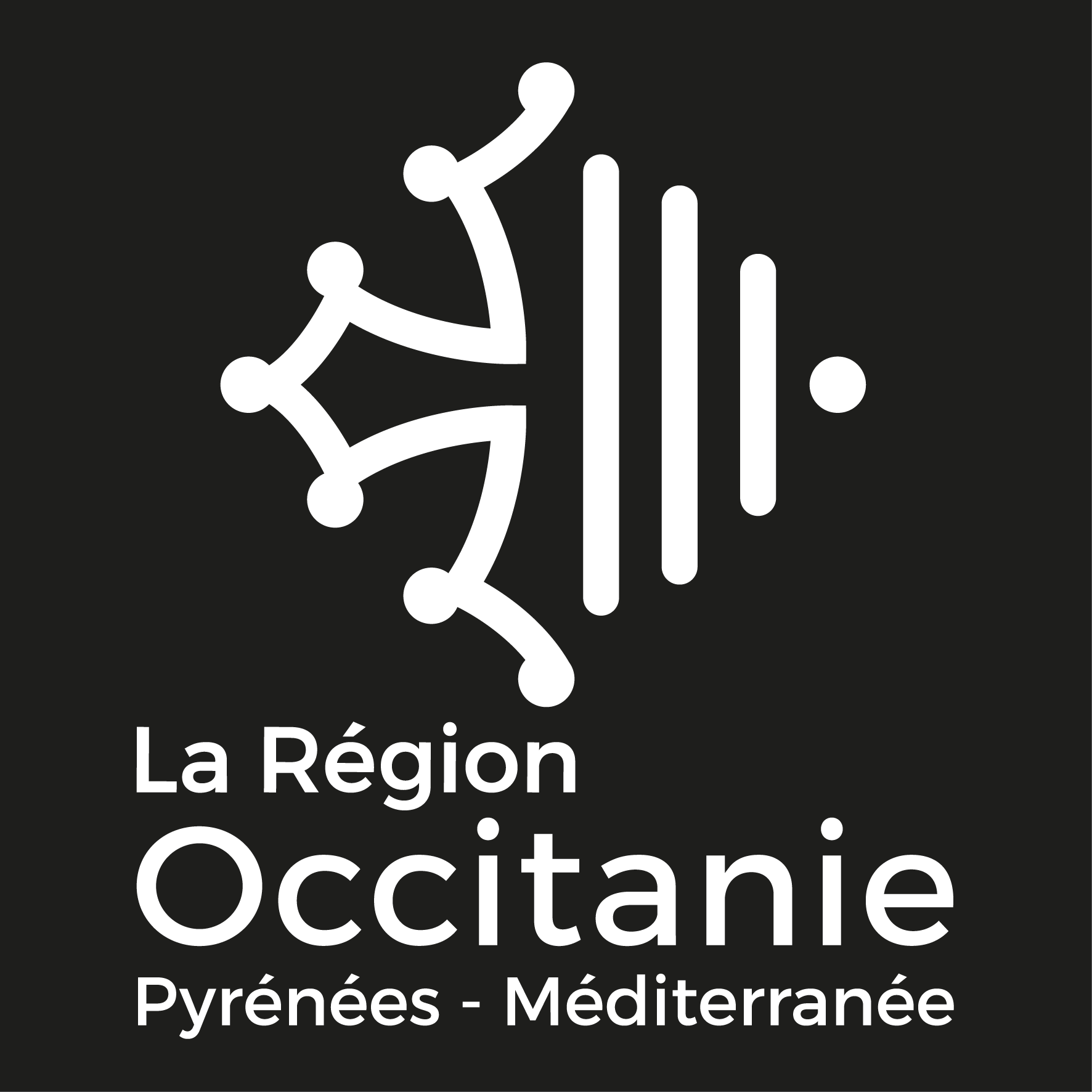 Logo Occitanie - Noir et Blanc